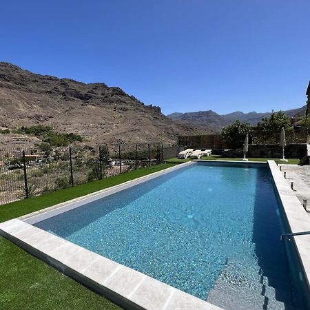 Casa Rural Con Bano Adaptado Y Piscina En Mogán Exterior foto