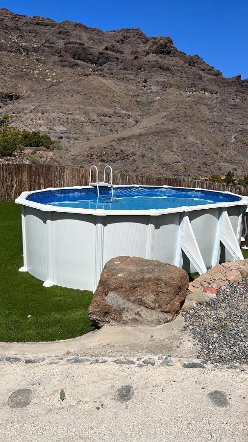 Casa Rural Con Bano Adaptado Y Piscina En Mogán Exterior foto