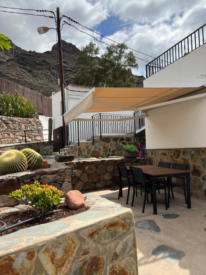 Casa Rural Con Bano Adaptado Y Piscina En Mogán Exterior foto