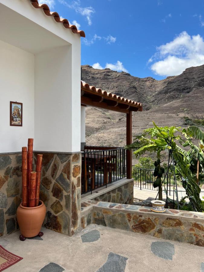 Casa Rural Con Bano Adaptado Y Piscina En Mogán Exterior foto