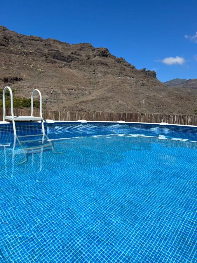 Casa Rural Con Bano Adaptado Y Piscina En Mogán Exterior foto