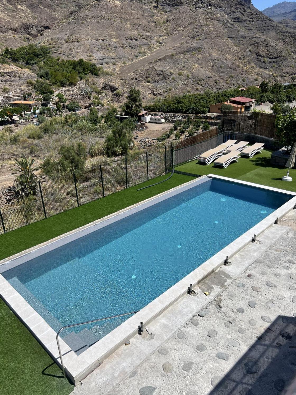 Casa Rural Con Bano Adaptado Y Piscina En Mogán Exterior foto